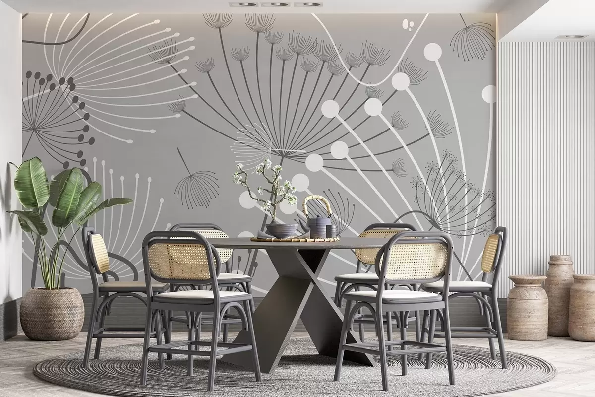 Фототапет Абстрактни цветя w04702v3