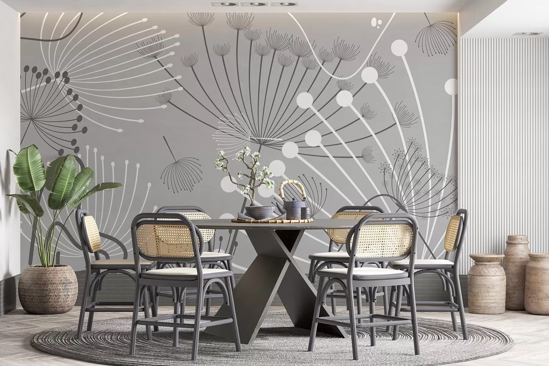 Фототапет Абстрактни цветя w04702v3