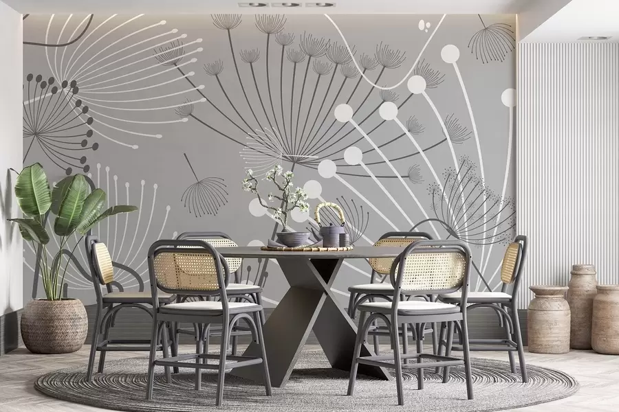 Фототапет Абстрактни цветя w04702v3