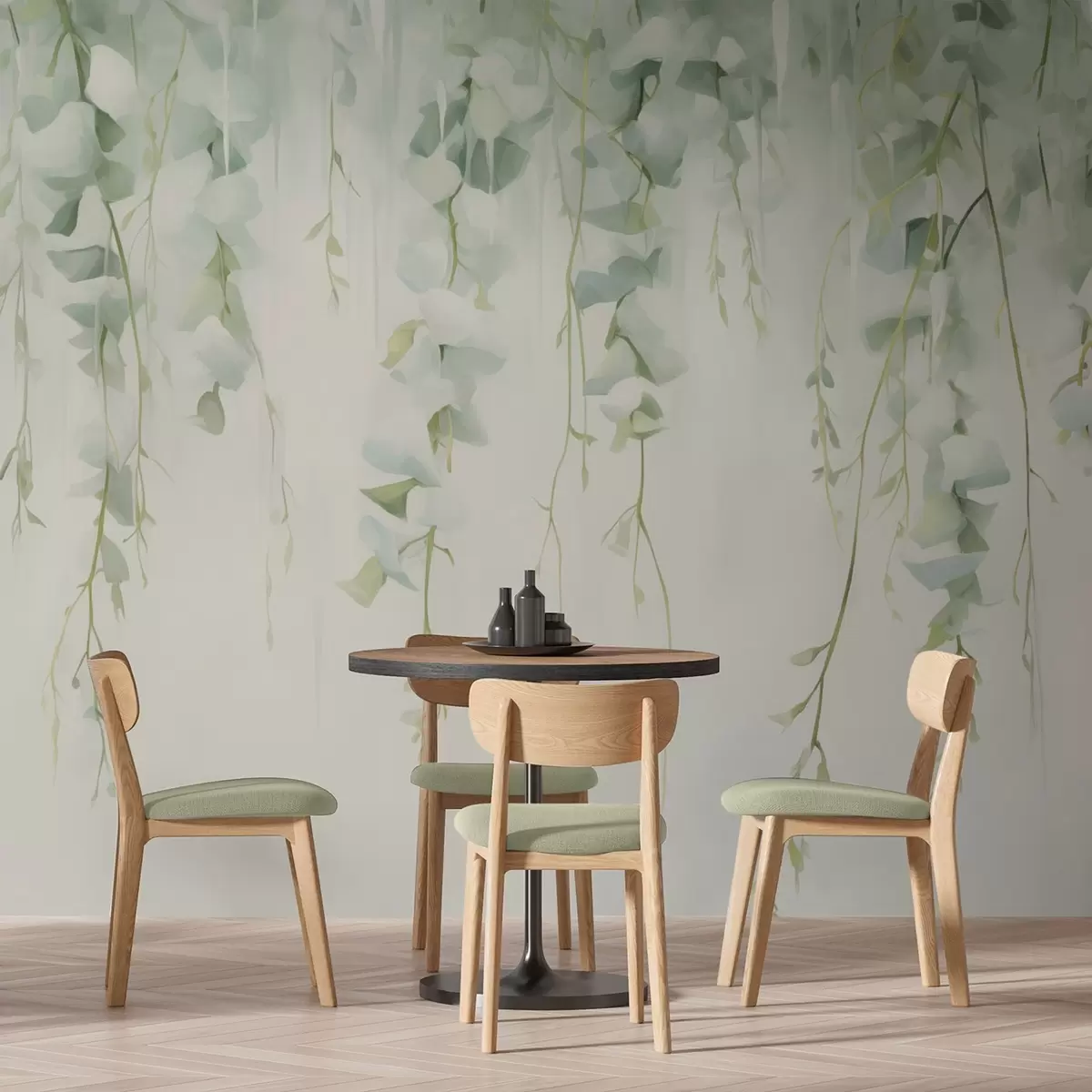 Фототапет Висящи клони с листа w04722