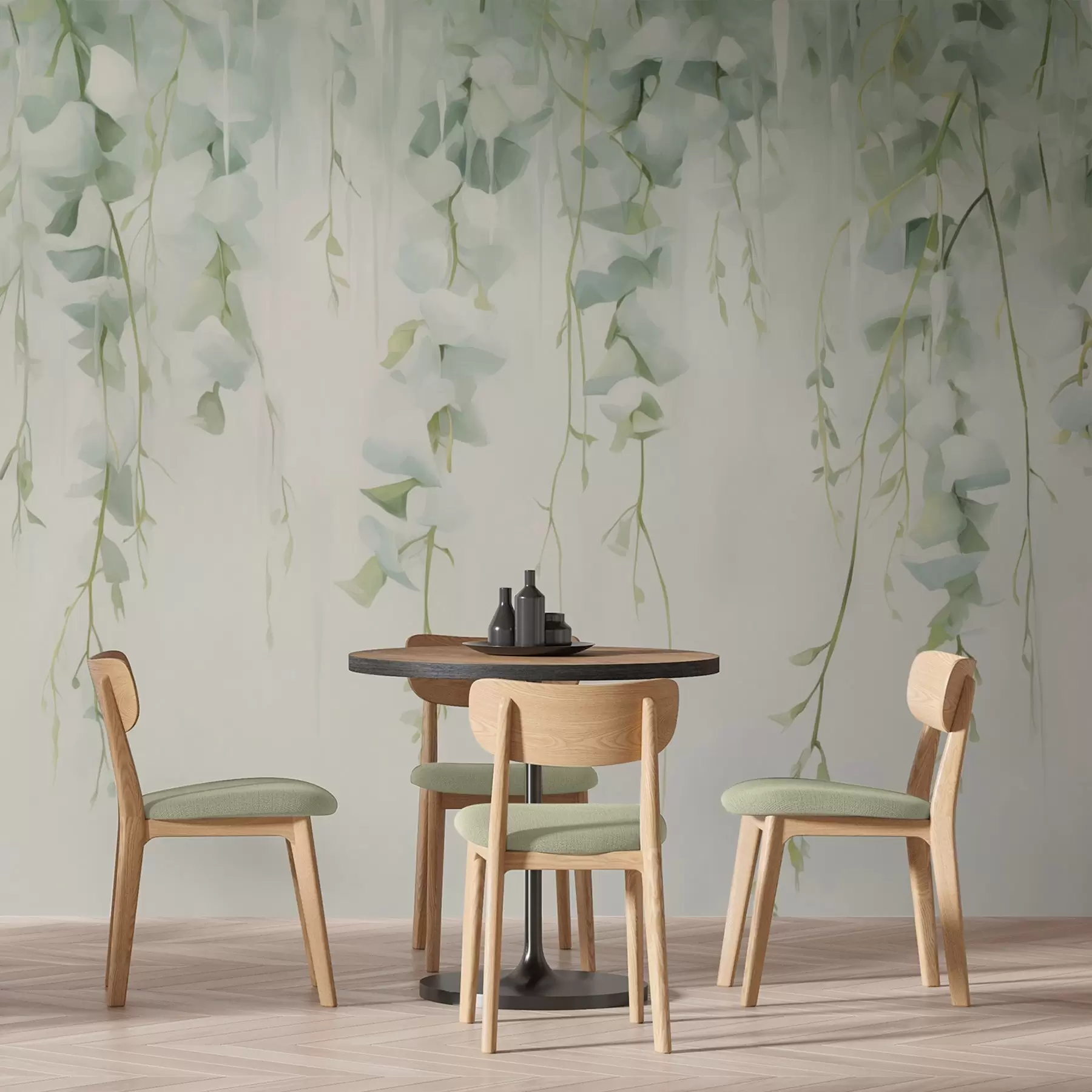 Фототапет Висящи клони с листа w04722