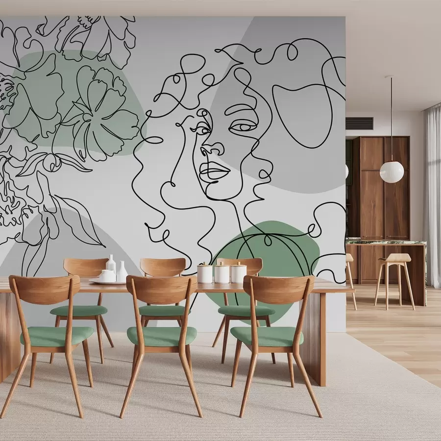 Фототапет Момиче в редиците w04724v1