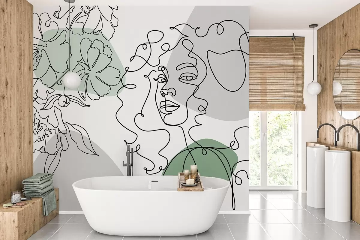 Фототапет Момиче в редиците w04724v1