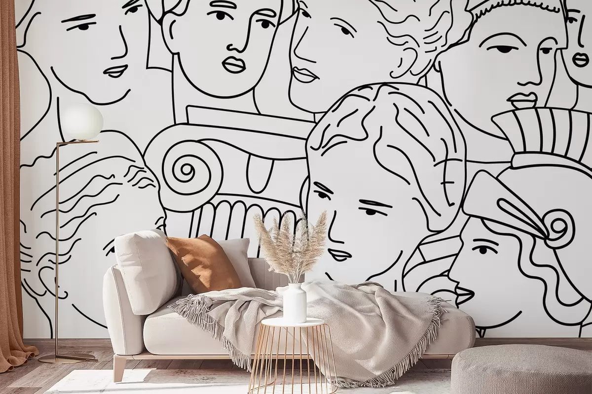 Фототапет Древни лица w04728