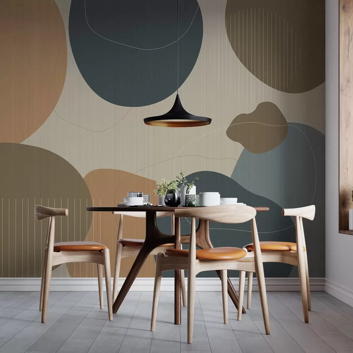 Фототапет Абстрактни кръгове w04759v1