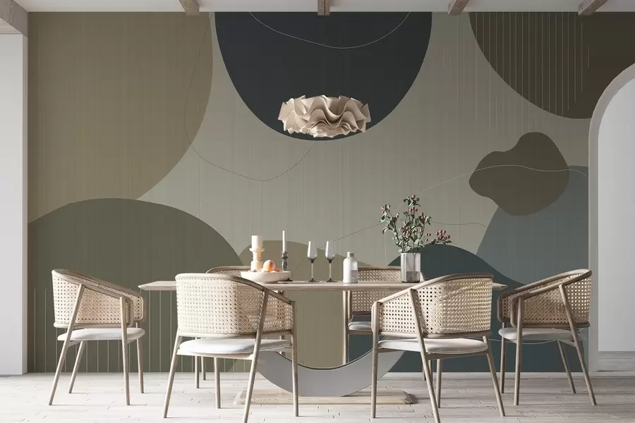 Фототапет Абстрактни кръгове w04759v2