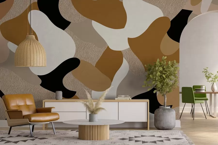 Фототапет абстрактни форми и текстури w04629