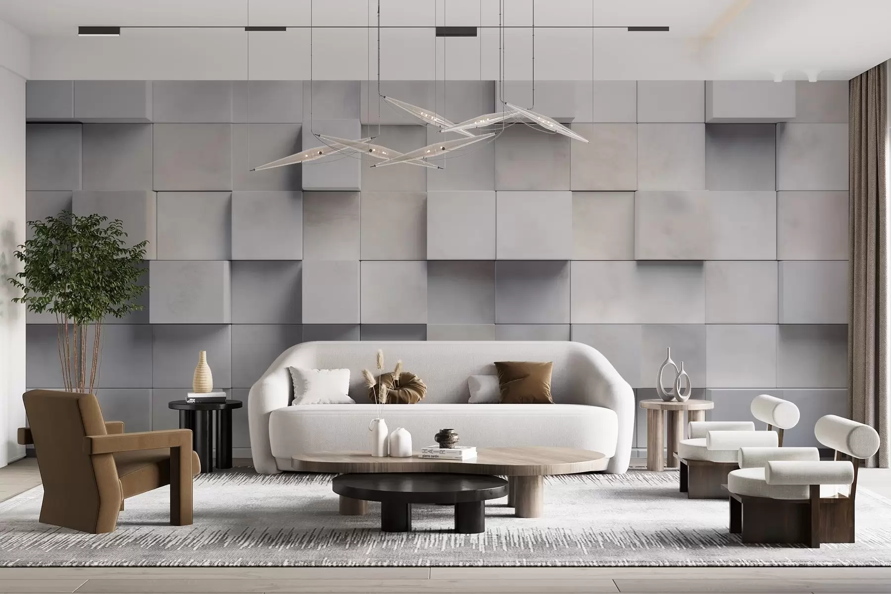 Фототапет Квадратни блокове w04806