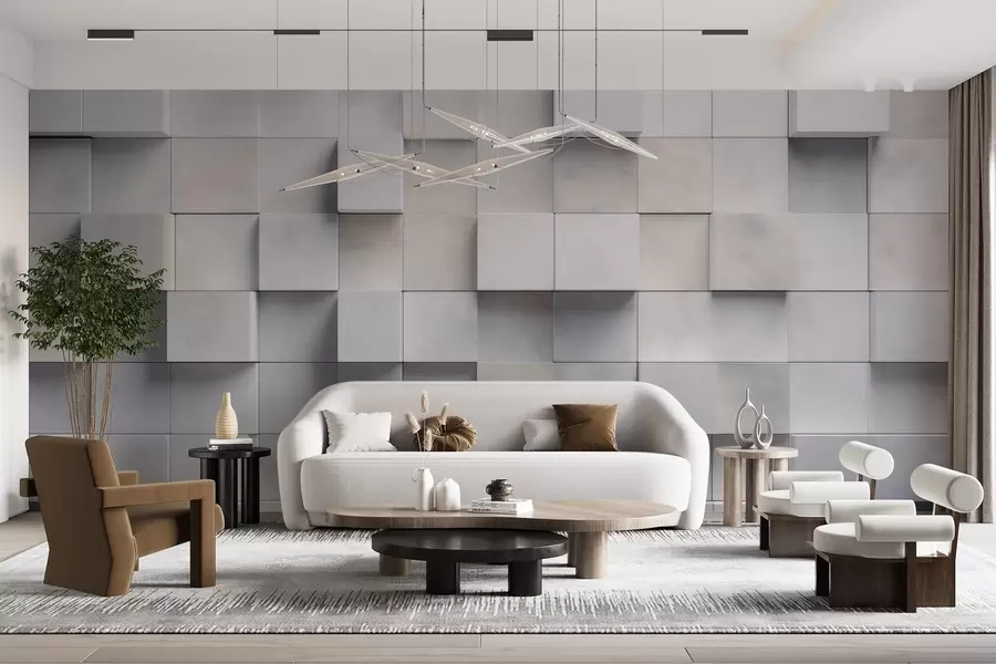 Фототапет Квадратни блокове w04806