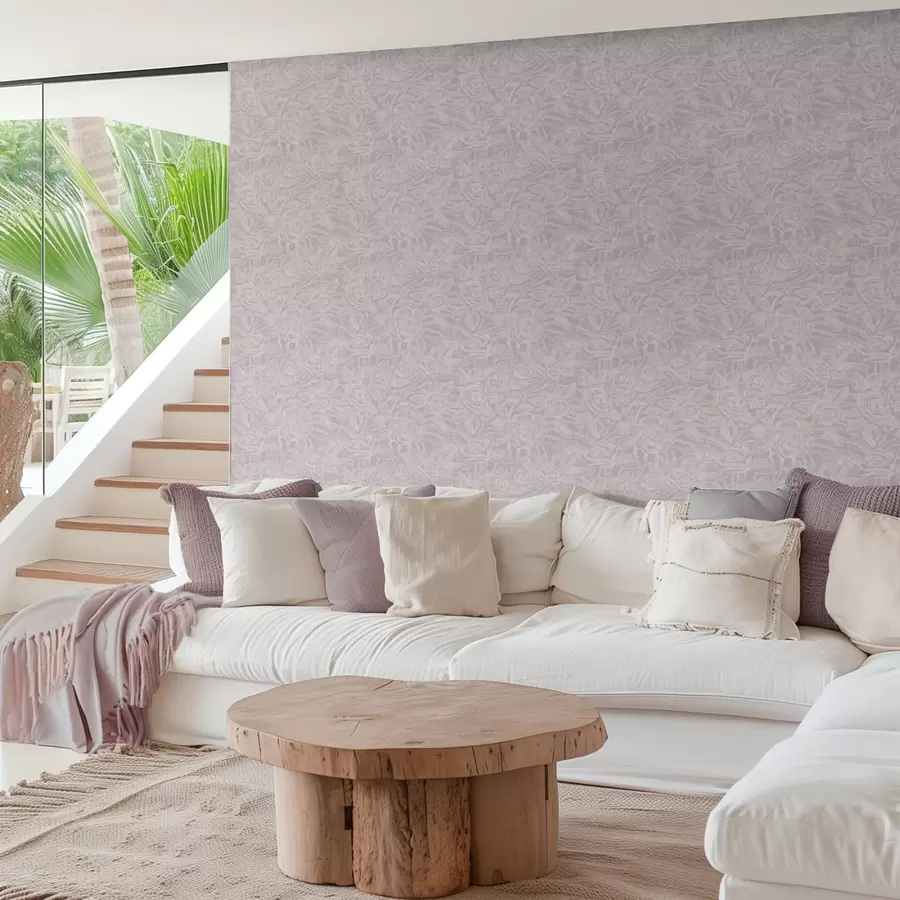 Фототапет Гравирани рози върху светло сиво a00841v1