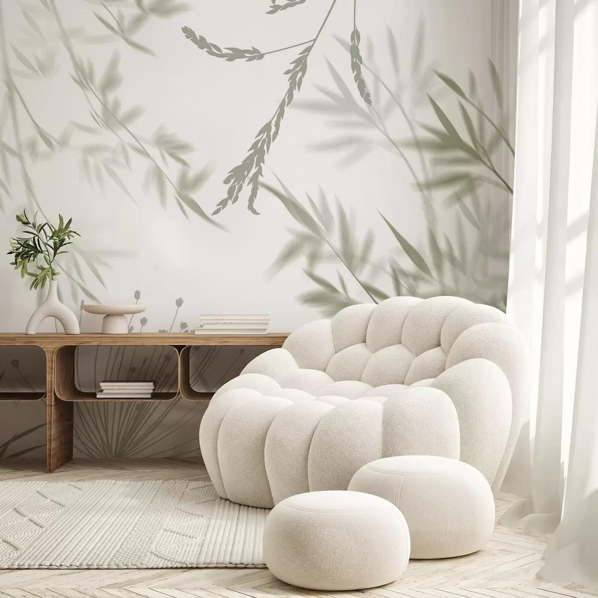 Фототапет Силуети на листа w04850