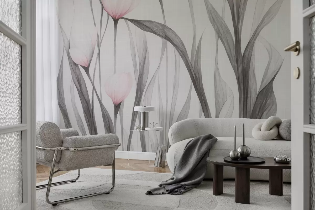 Фототапет Крехки прозрачни лалета w04831v1