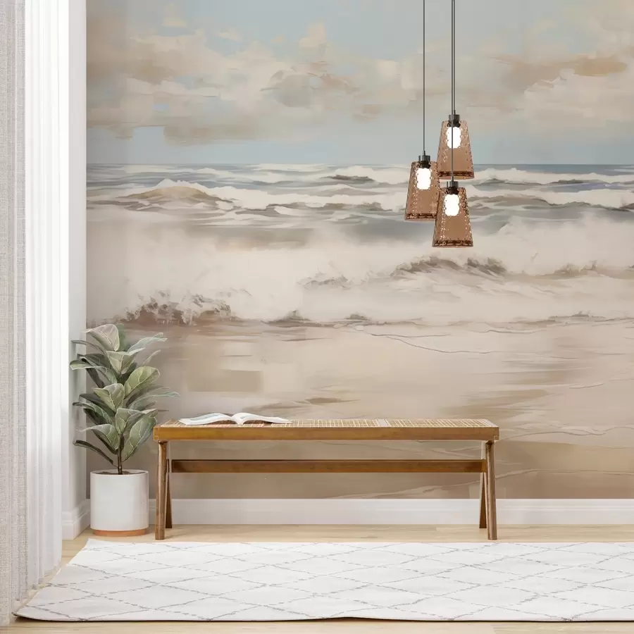 Фототапет Пастелен морски пейзаж w04836