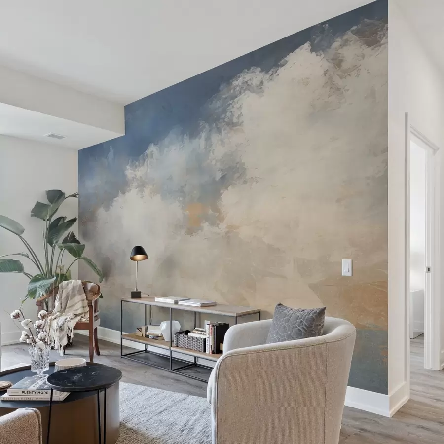 Фототапет Абстрактно изображение на облаци в лофт стил w04841