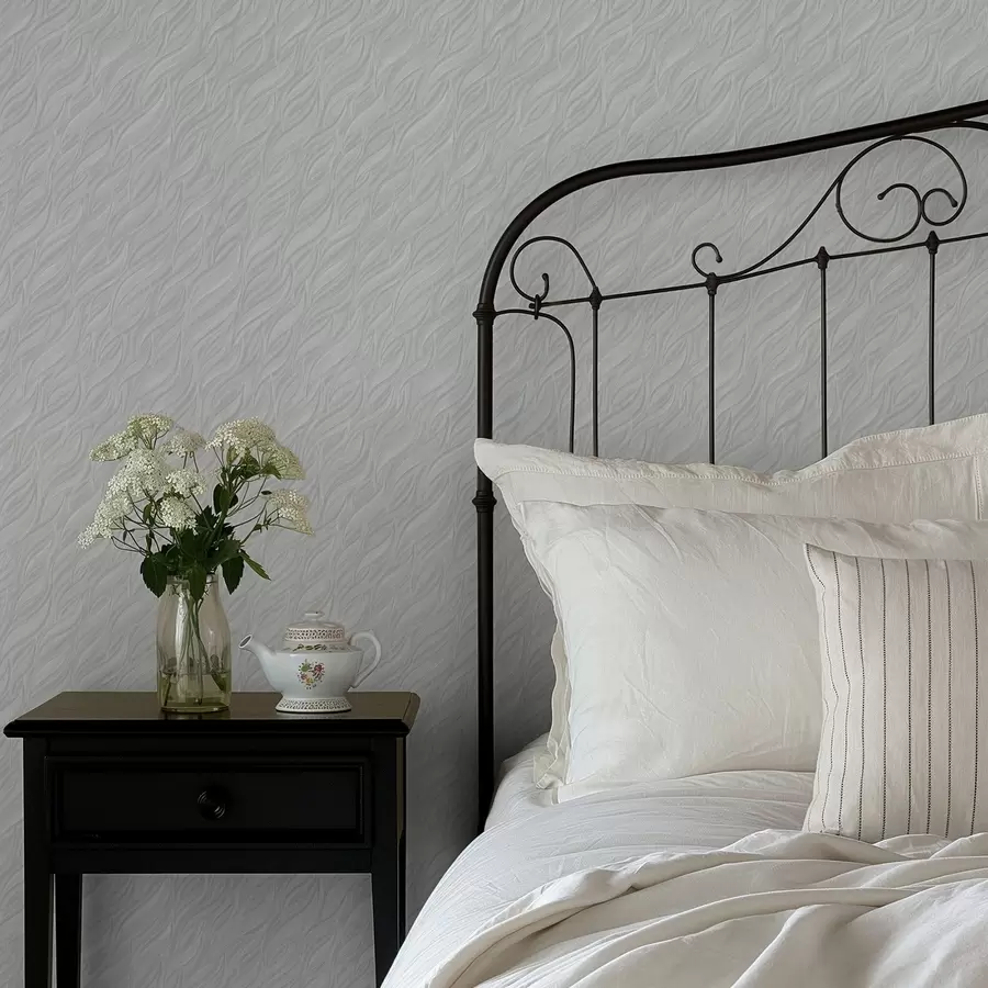 Фототапет Текстурирани вълни с четка, светло ментово зелено a00688v2