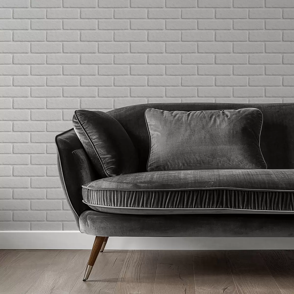 Тапети Текстура от бели тухли, хоризонтално разположение a00877