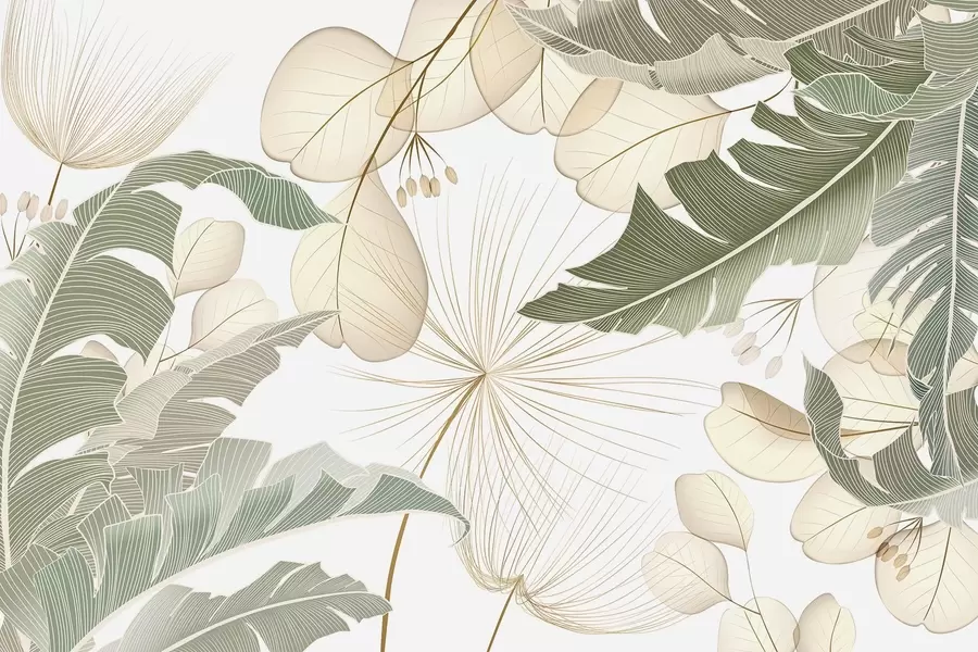 Фототапет листна маса w04853