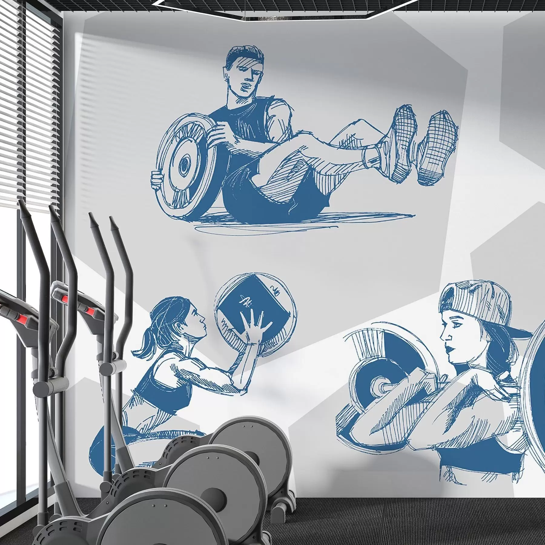 Фототапет Спортисти w04909