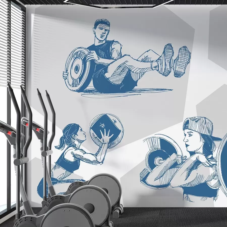 Фототапет Спортисти w04909