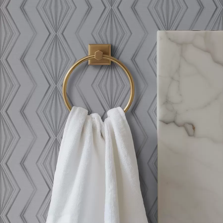 Фототапет Светлосив ромбов геометричен мотив a00973v2