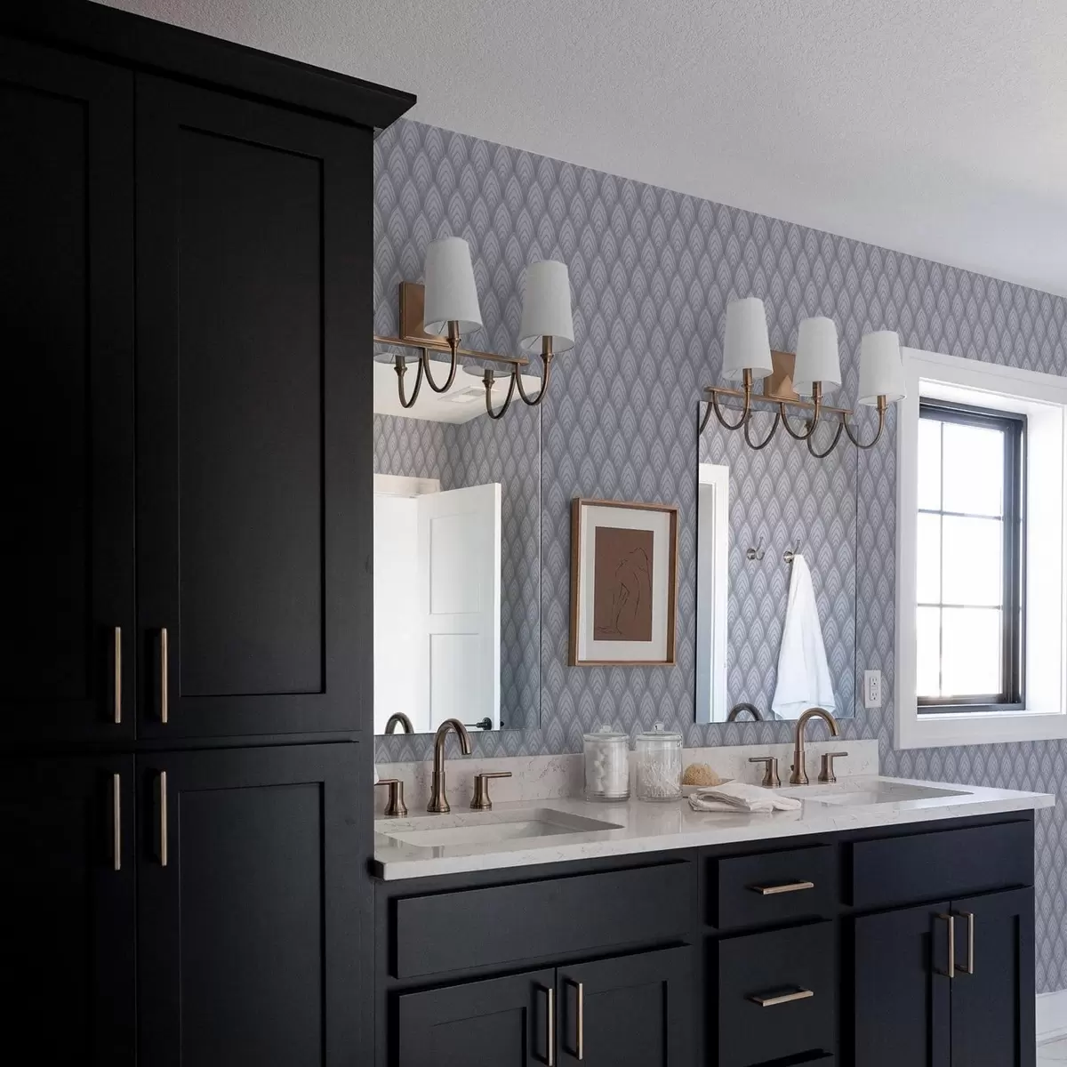 Тапети Обемни арки, наподобяващи сива скала, с мек градиент a00989