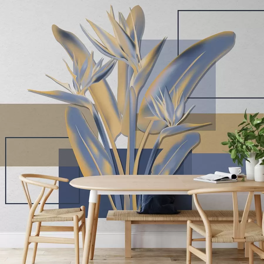 Фототапет Стрелиция и геометрия w04949v1