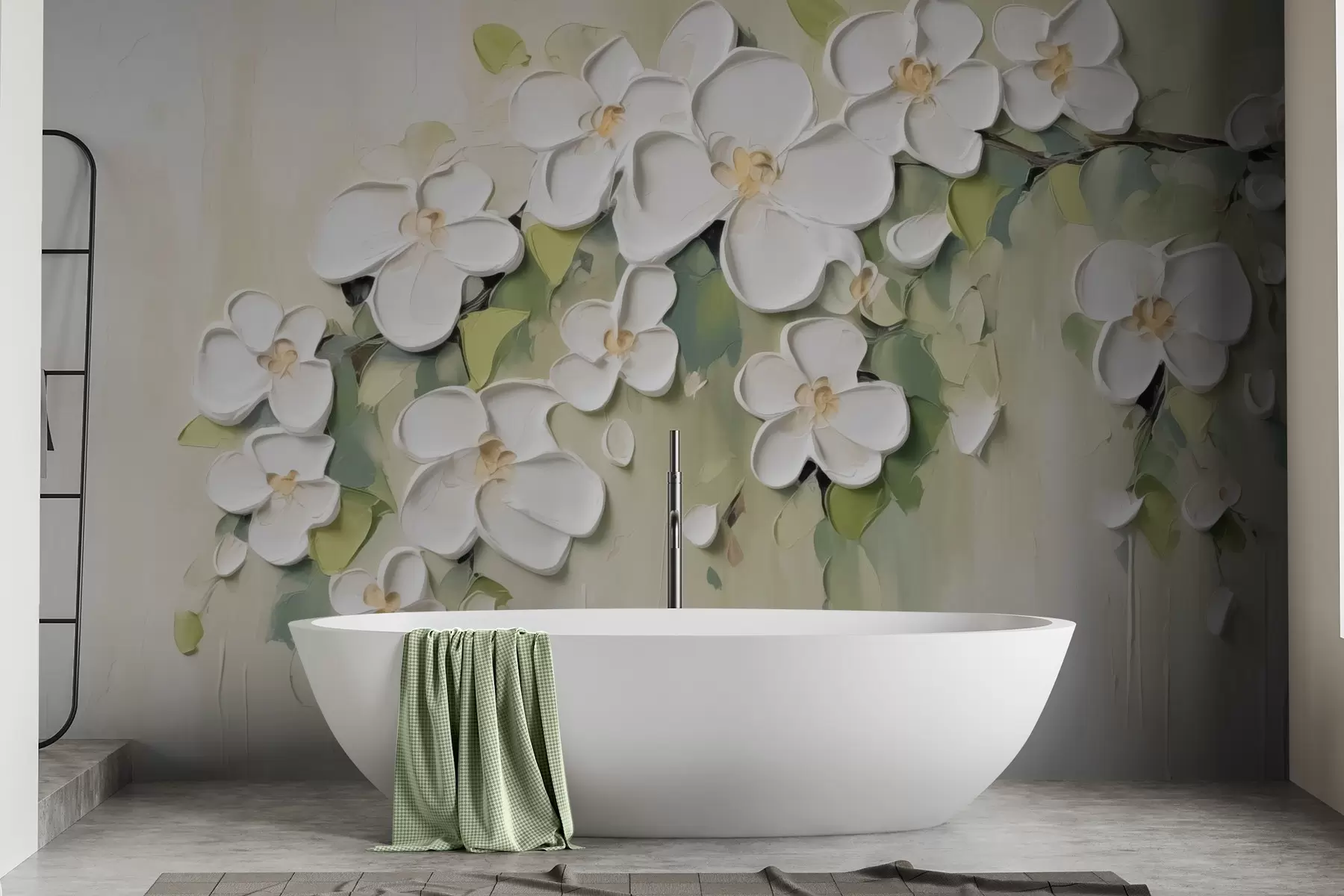 Фототапет Клонче с цветя w04978