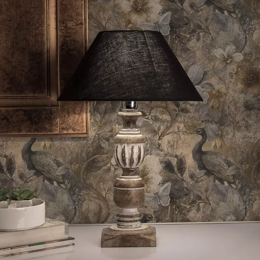 Фототапет Старинна флорална колаж с пауни и пеперуди a00897