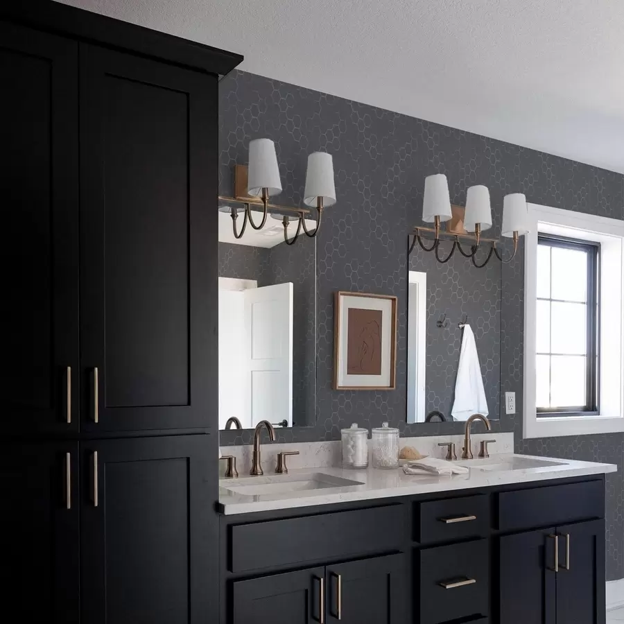 Фототапет Тъмно графитен пчелен кошер с дълбочина a01061v1