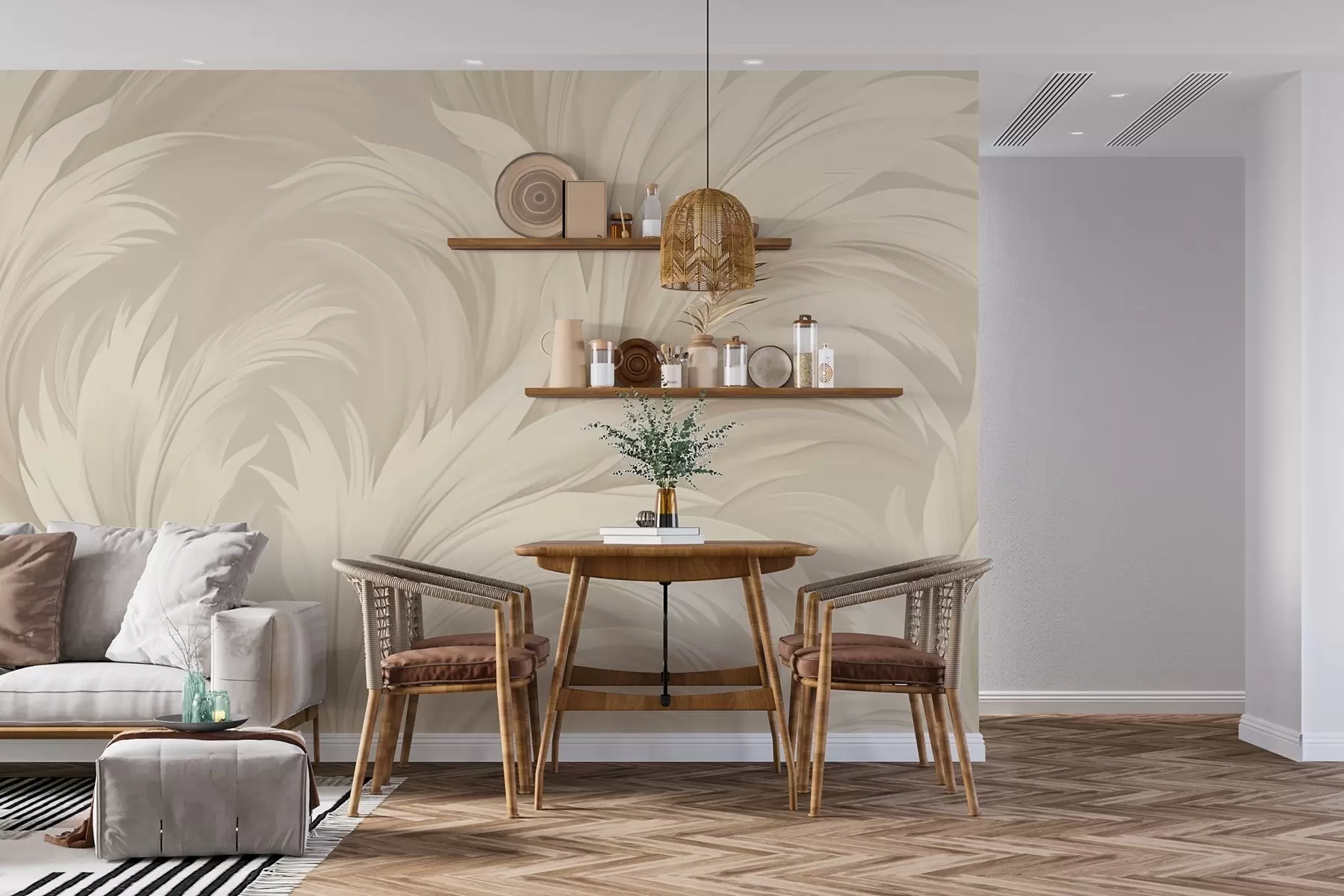 Фототапет Абстрактни листа w04987