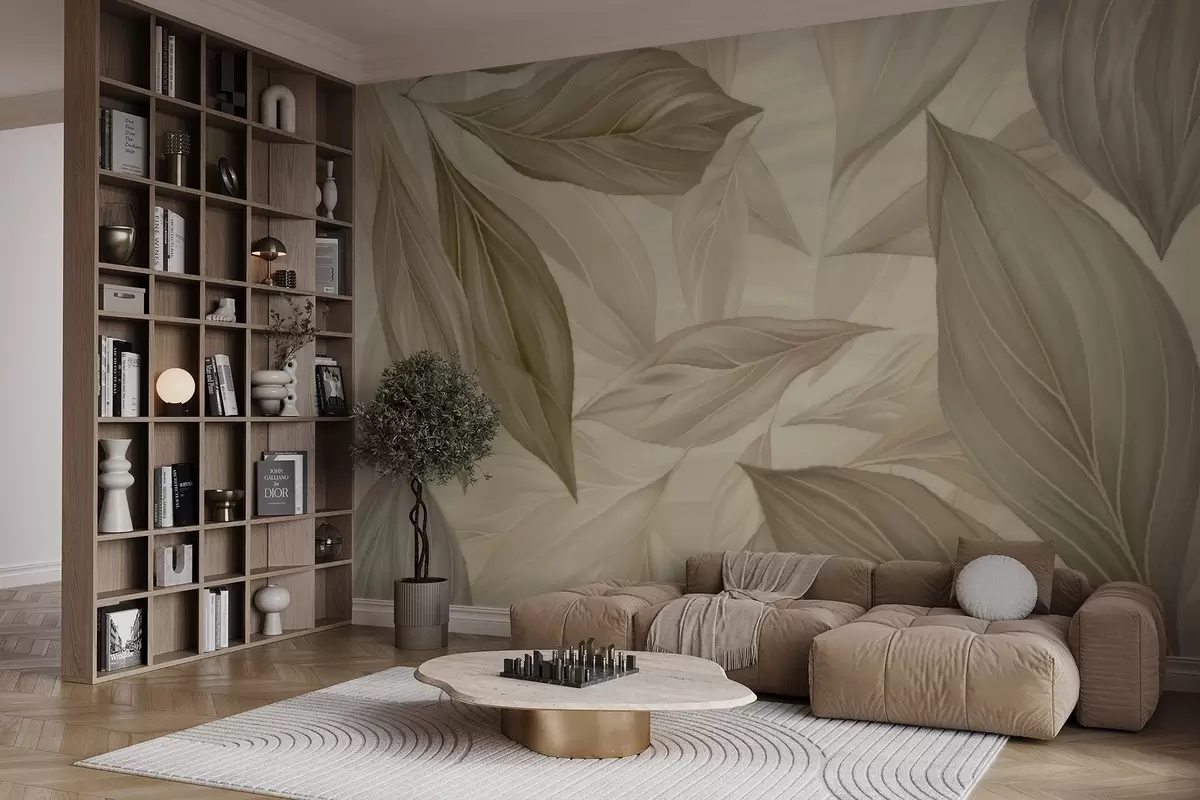 Фототапет Абстрактни нежни листа w04969