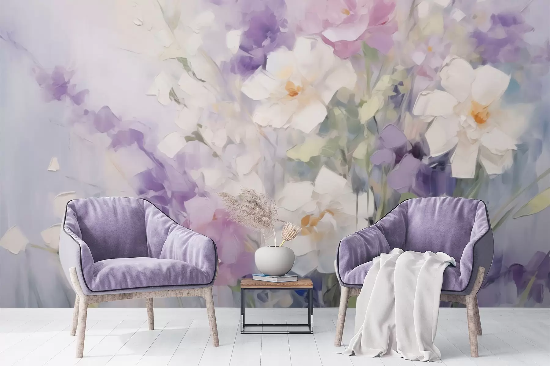 Фототапет Абстрактен букет от цветя w09597