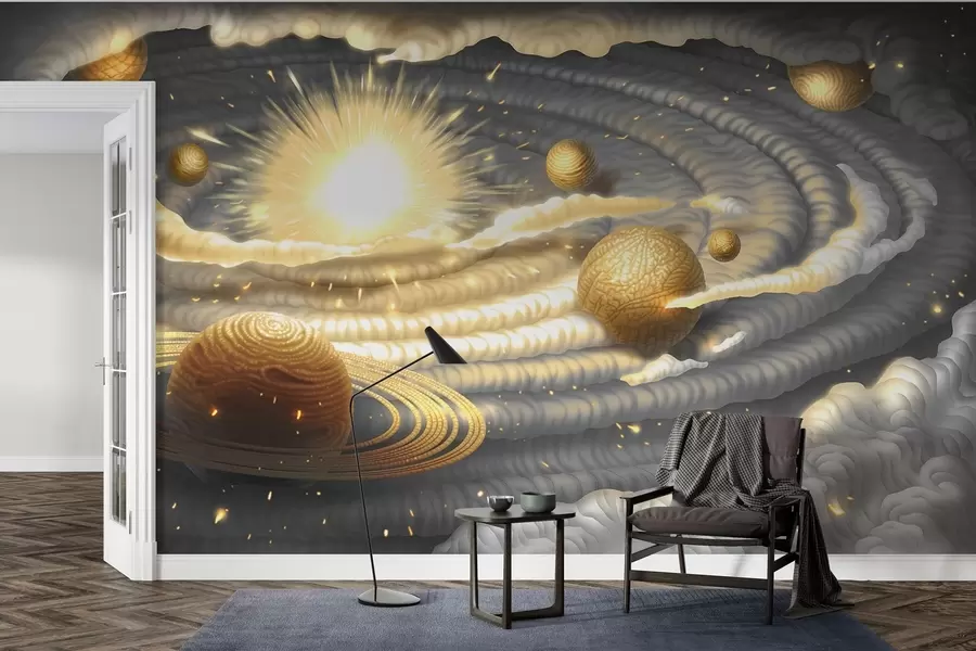 Фототапет Космически танц на небесните тела w01967