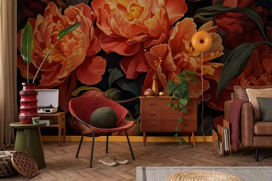 Фототапет Топла флорална вечер w05044