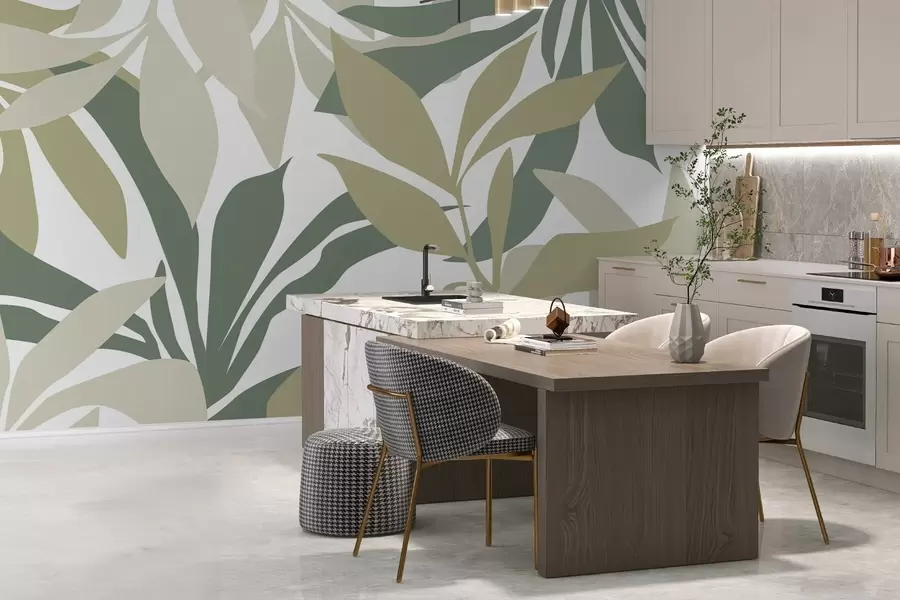 Фототапет Абстрактна зеленина w05136v1