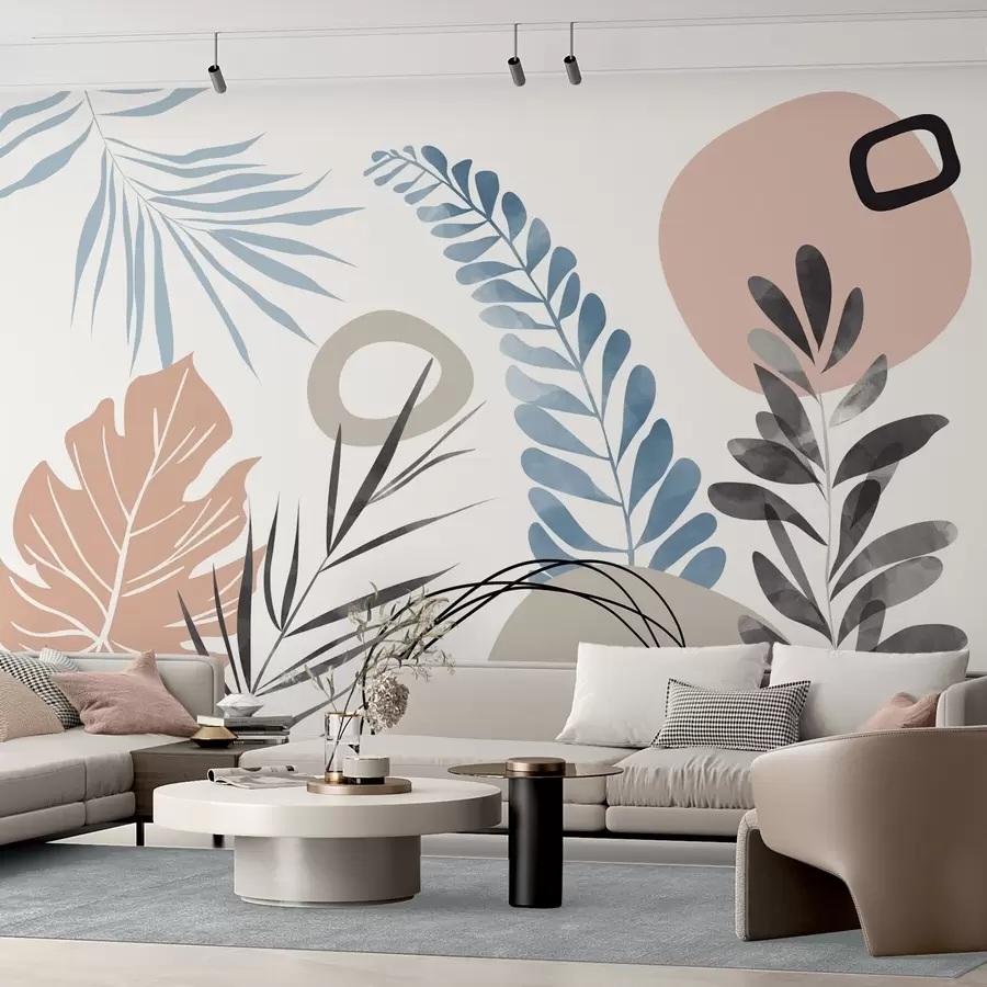 Фототапет Абстракция с растителност w05137v1