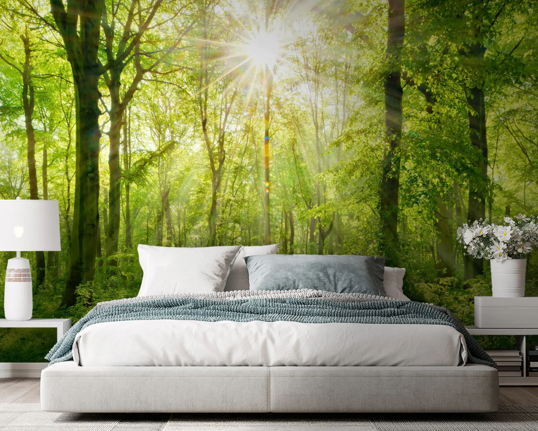 Фототапет Пътека в слънчевата гора u22252