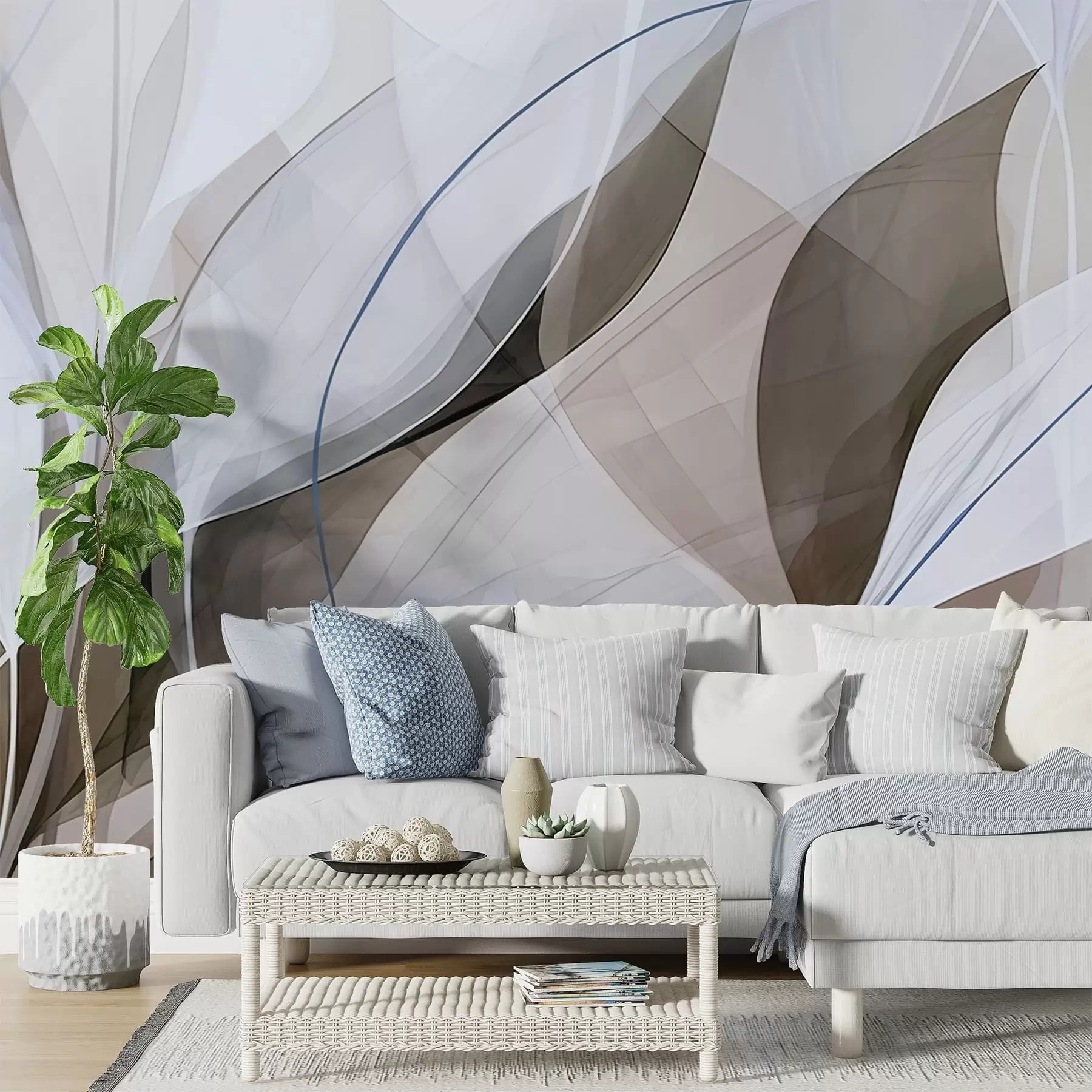 Фототапет Остри листа w05084