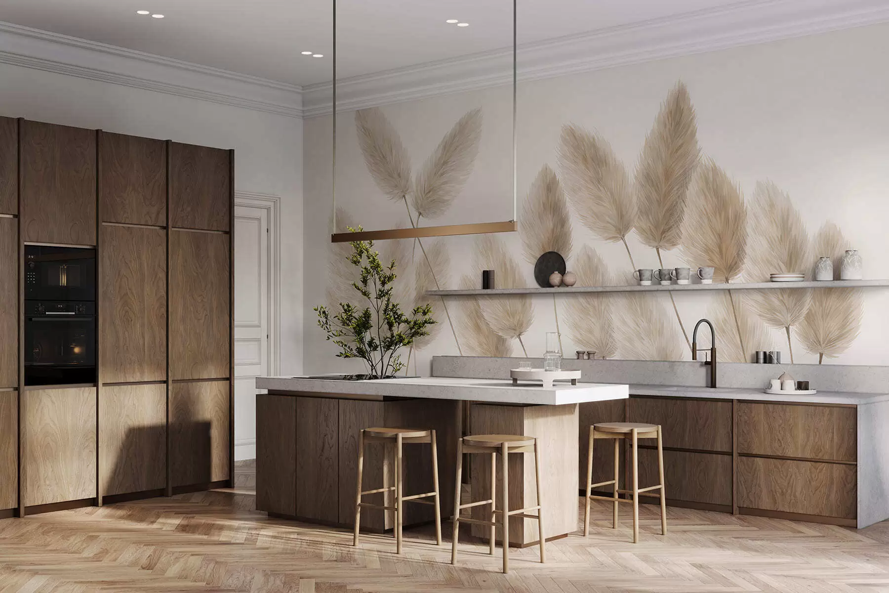 Фототапет Полеви класове w05175