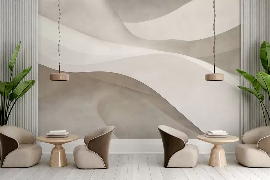 Фототапет Абстрактна стена, вълни w09694