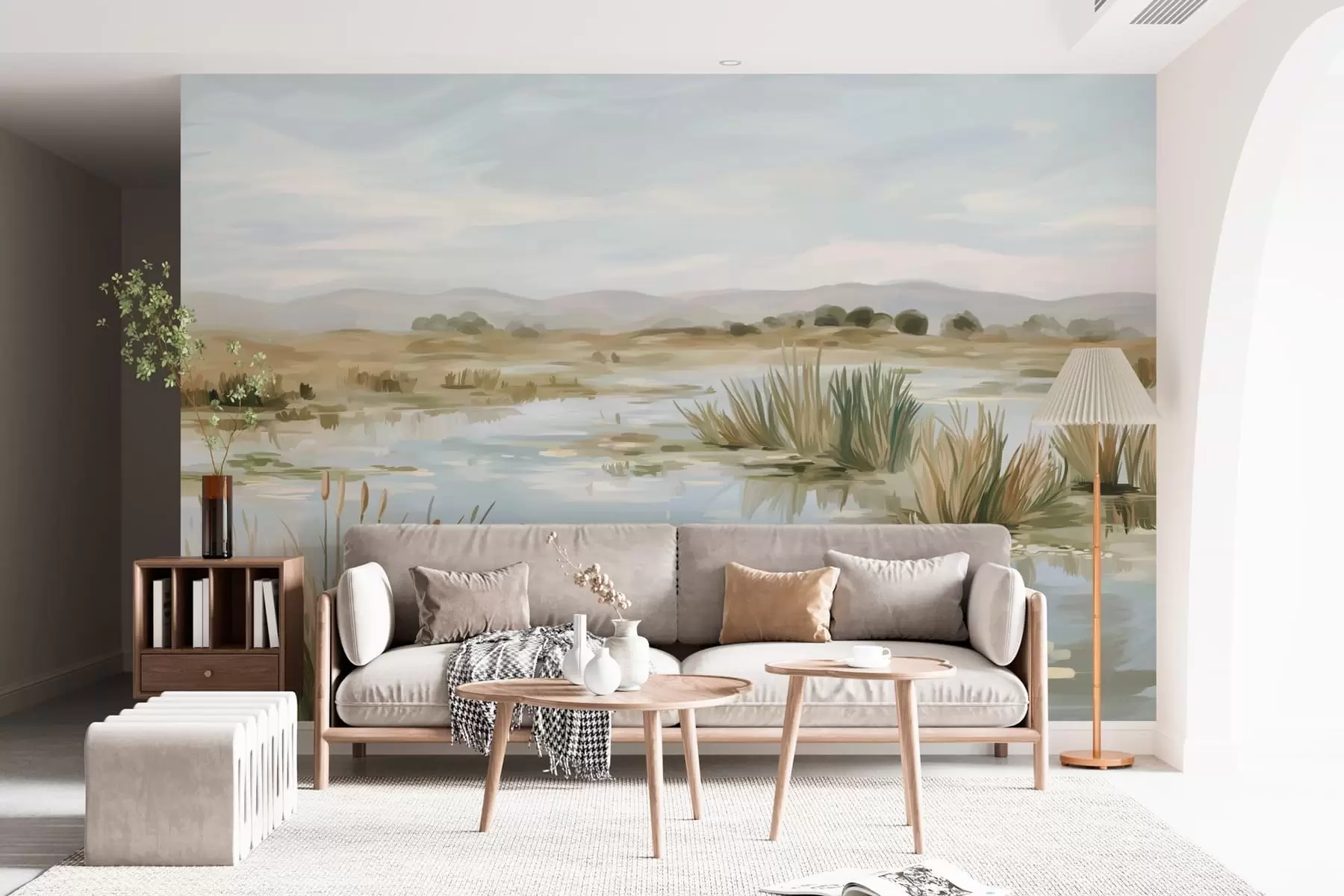 Фототапет Тихо и спокойно езеро, живописен пейзаж w05214