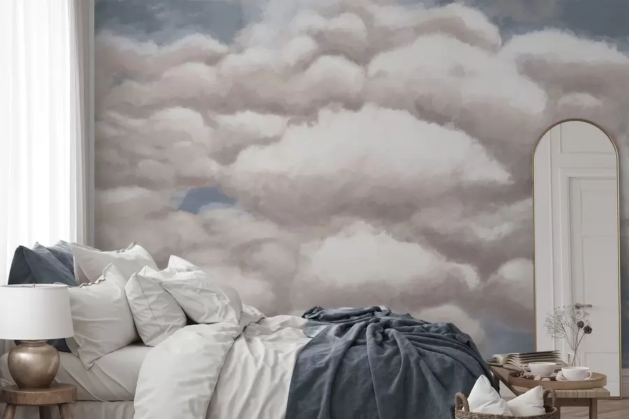 Фототапет Меки облаци в синьото небе w05143