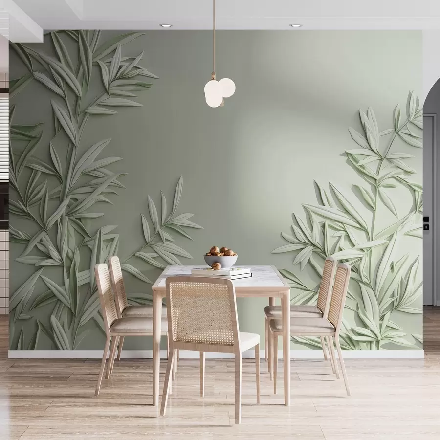 Фототапет Имитация на барелефни листа w05244v1