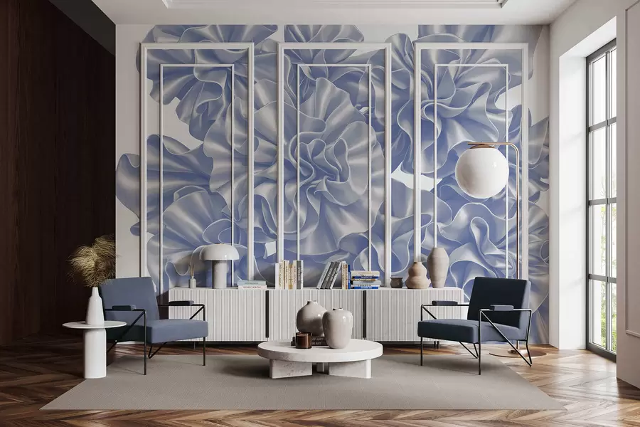 Фототапет Имитация на цветя от панделки w05252v1