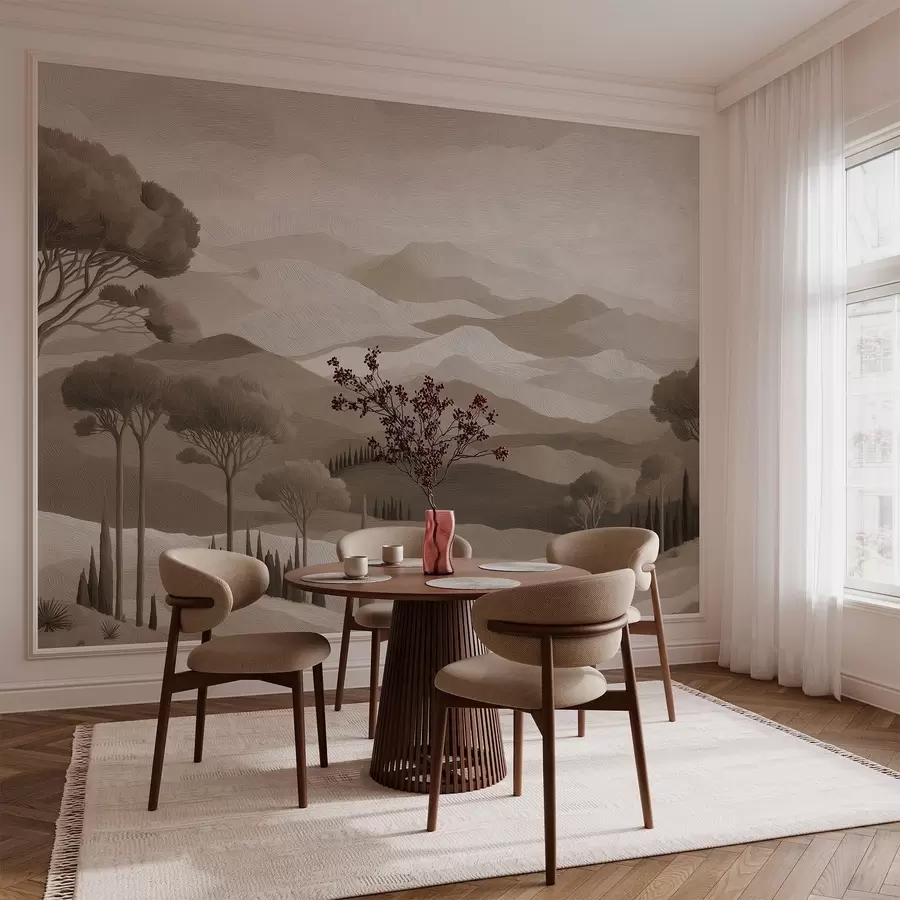 Фототапет Пейзаж в стил маслена боя w05258v1