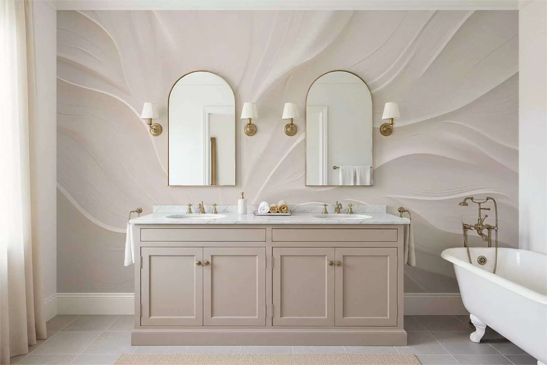 Фототапет Деликатни прозрачни листа на клон w05267