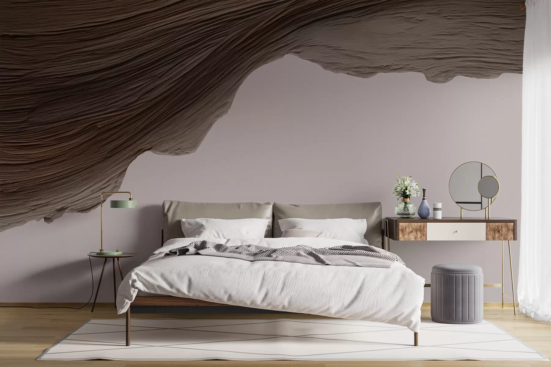 Фототапет Дървен релеф w05273