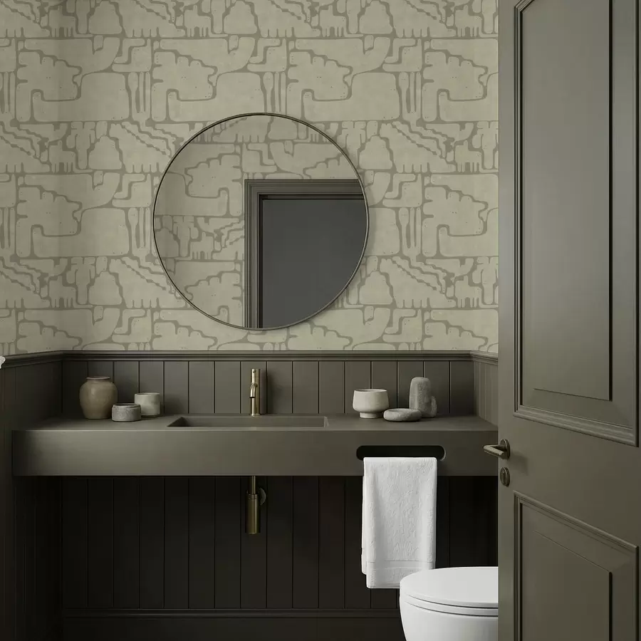 Фототапет Лек абстрактен мотив с меки форми a01122v2