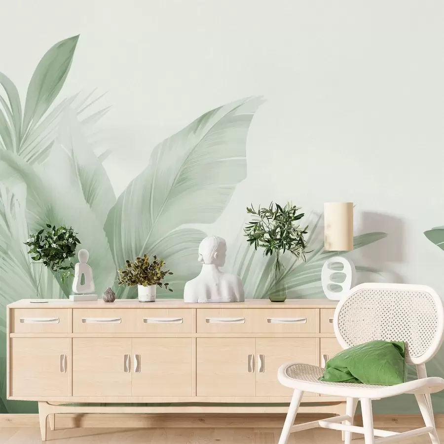 Фототапет Бананови листа, дълги листа w05377v3