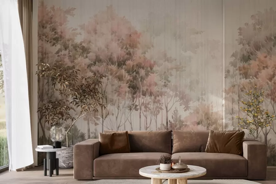 Фототапет Гъста гора и линии w05442v2